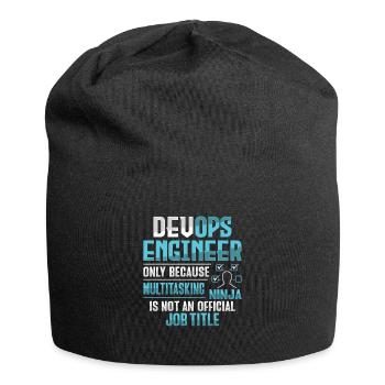 Sys-Admin Developer Devops Engineer - Jersey Beanie - black - Front