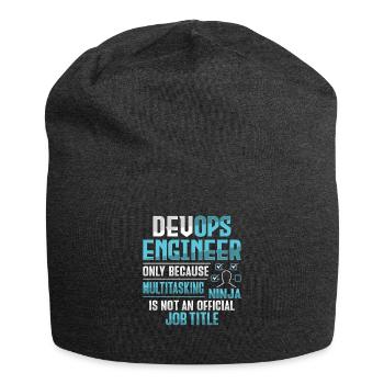 Sys-Admin Developer Devops Engineer - Jersey Beanie - charcoal grey - Front