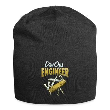 Sys-Admin Developer Devops Engineer - Jersey Beanie - charcoal grey - Front