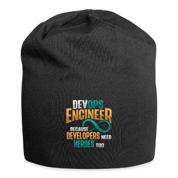 Sys-Admin Developer Devops Engineer - Jersey Beanie - black - Front