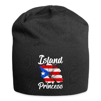 Island Princess Puerto Rico Boricua Puerto Rican - Jersey-Beanie - Schwarz - Vorne