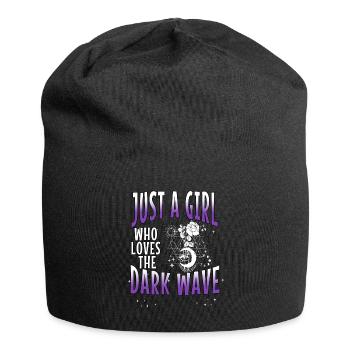 Okkult Goth Gothic Punk Grunge - Jersey-Beanie - Schwarz - Vorne