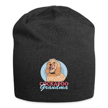 Cockapoo Grandma Hundebesitzer Hunde Geschenk - Jersey-Beanie - Anthrazit - Vorne