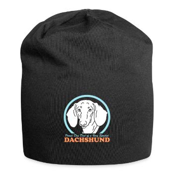 Teckel Papa Chiens teckels Chien Propriétaire Cadeau - Bonnet en jersey - noir - Devant