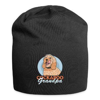 Cockapoo Grandpa Hundebesitzer Hunde Geschenk - Jersey-Beanie - Schwarz - Vorne