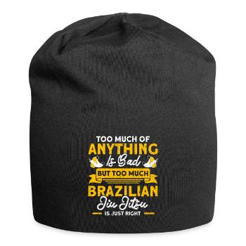 Kampfsportarten Brasilianisches Jiu Jitsu Geschenk - Jersey-Beanie - Schwarz - Vorne