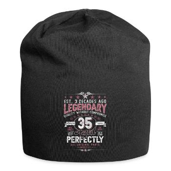 Vintage 35 Aged Perfectly Women à leur 35e anniversaire - Bonnet en jersey - noir - Devant
