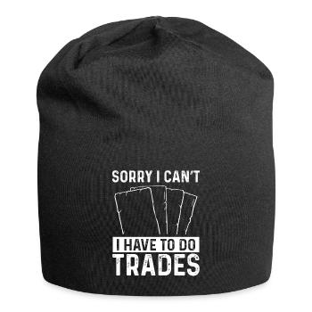 Trading Card Game Sorry I cant TradeTrading Card G - Jersey-Beanie - Schwarz - Vorne