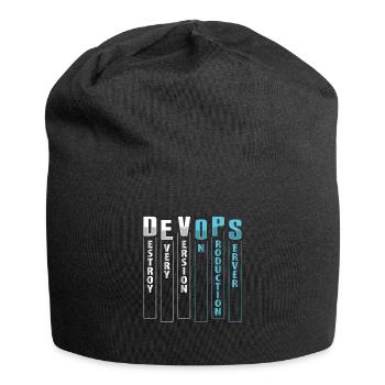 Devops Sys-Admin Developer - Jersey Beanie - black - Front
