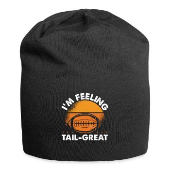 I feel great in the - Jersey Beanie - black - Front
