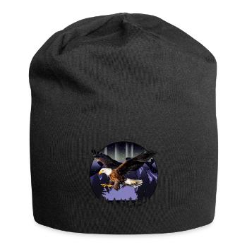 Alaska Cadeau Enfants Hommes Femmes USA Nature Crème Glacée - Bonnet en jersey - noir - Devant