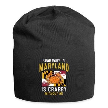 Cancer Cadeau Crevette Crabe Homard Scorpion - Bonnet en jersey - noir - Devant