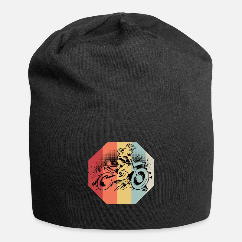Motocross - Jersey-Beanie - Schwarz