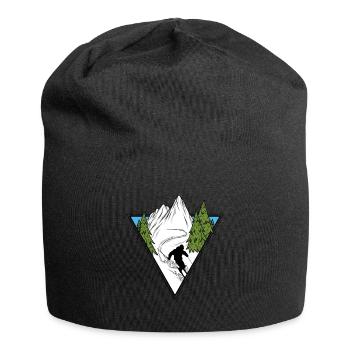 Skifahren Ski Ski Ski Winter Sport Ski - Jersey-Beanie - Schwarz - Vorne