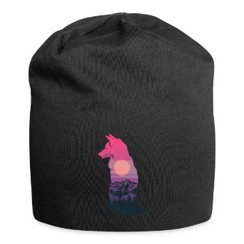 Fuchs Jagd Jäger - Jersey-Beanie - Schwarz - Vorne