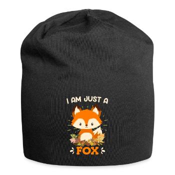 Bin halt ein Fuchs Kinder - Jersey-Beanie - Schwarz - Vorne