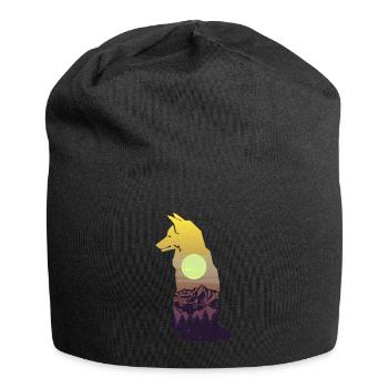 Fuchs Jagd Jäger - Jersey-Beanie - Schwarz - Vorne