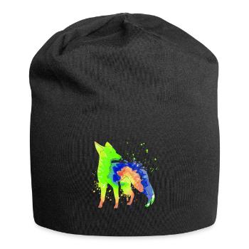 Fuchs Kunst Jäger Fuchsjagd Jagd - Jersey-Beanie - Schwarz - Vorne