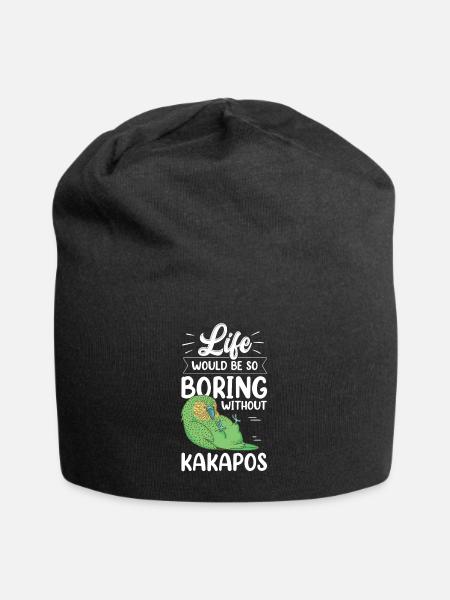 Kakapo ennuyeux sans Kakapo incapable de voler - Bonnet en jersey - noir