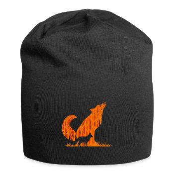Fox Silhouette Fox Forest Hunter - Jersey Beanie - black - Front