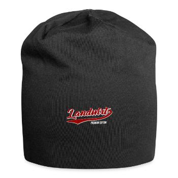 Landwirt Premium Bauer Farmer Vintage Motiv - Jersey-Beanie - Schwarz - Vorne