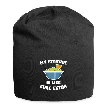 My Attitude Is Like Guac Extra National Guacamole - Jersey-Beanie - Schwarz - Vorne