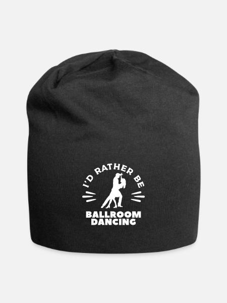 Je préfère être danseuse de danse de salon - Bonnet en jersey - noir