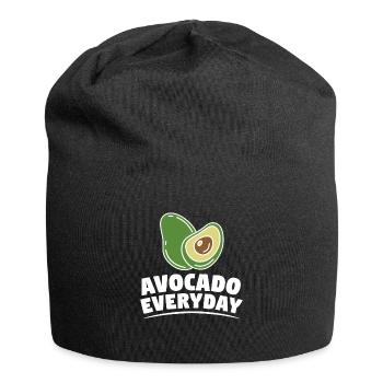 Avocado Everyday National Guacamole Day Guac - Jersey-Beanie - Schwarz - Vorne