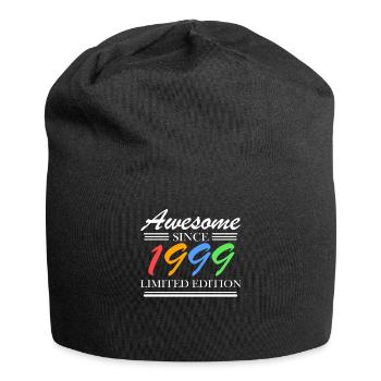 1999 - Jahrgang 1999 - Fantastisch seit 1999 - Jersey-Beanie - Schwarz - Vorne