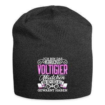 Voltigieren - Jersey-Beanie - Anthrazit - Vorne