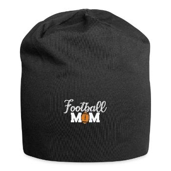 Football Mom America Sport Touchdown - Jersey Beanie - black - Front