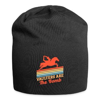 Sport équestre Vaulting Bomb Vaulter Riding - Bonnet en jersey - noir - Devant