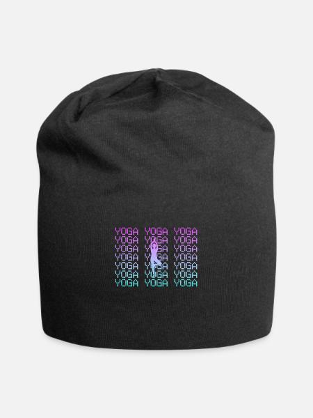 Yoga - Jersey-Beanie - Schwarz