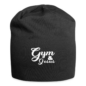 Gym and Jesus Christian Workout Gym and Jesus - Jersey Beanie - black - Front
