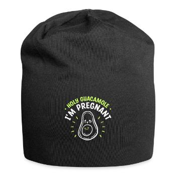 Holy Guacamole I'm Pregnant Pregnancy Announcement - Jersey-Beanie - Schwarz - Vorne