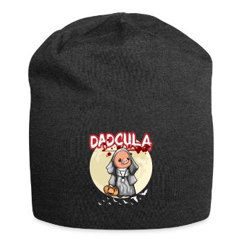 Dadcula Dracula Vampire Dad Funny Halloween Party - Jersey-Beanie - Anthrazit - Vorne