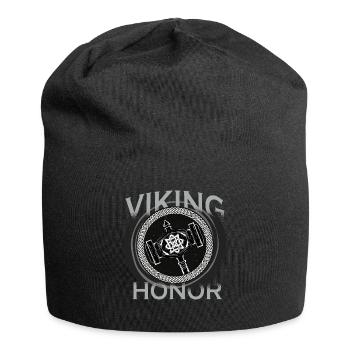 Wikinger-Ehrenhammer - Wikinger-Krieger-Norseman - Jersey-Beanie - Schwarz - Vorne