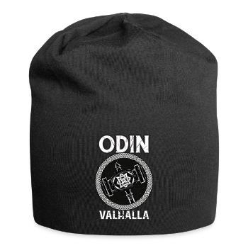 Wikinger Hammer - Odin Walhalla Wikinger Krieger - Jersey-Beanie - Schwarz - Vorne