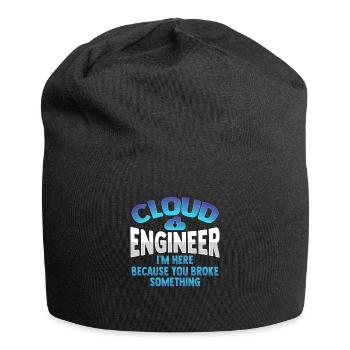 Cloud Administrator Cloud Devops - Jersey Beanie - black - Front