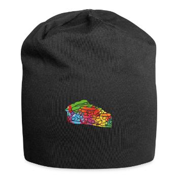Colourful cake - Jersey Beanie - black - Front
