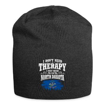 North Dakota - Jersey Beanie - charcoal grey - Front