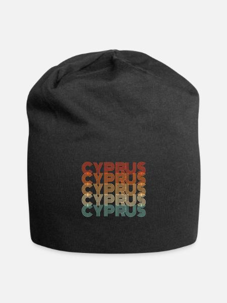 Chypre - Bonnet en jersey - noir