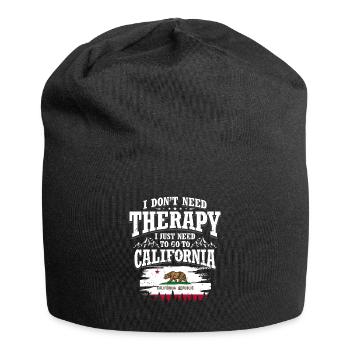Californie - Bonnet en jersey - noir - Devant