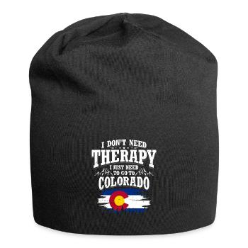 Colorado - Jersey-Beanie - Schwarz - Vorne