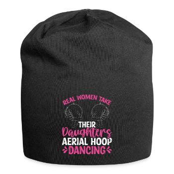 Dancer Real Women take their Aerial Hoop Dancing - Jersey-Beanie - Schwarz - Vorne