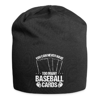 Collection de cartes de sport Collection de cartes de jeu de jeu - Bonnet en jersey - noir - Devant