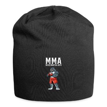 Pitbull MMA Gemischte Kampfsportarten Kämpfen - Jersey-Beanie - Schwarz - Vorne