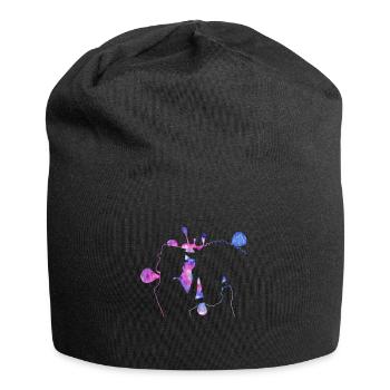 Dressur Reiten Reiten Reiter Reiten - Jersey-Beanie - Schwarz - Vorne