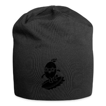 Surfing Water Surfer Lustiger Surfer Ananas Surfer - Jersey-Beanie - Schwarz - Vorne