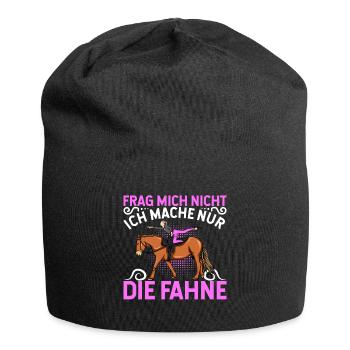 Voltigieren - Jersey-Beanie - Schwarz - Vorne